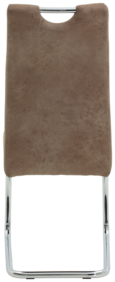 Schwingstuhl Flora beige Vintage Microfaser B/H/T: ca. 43x98x59 cm