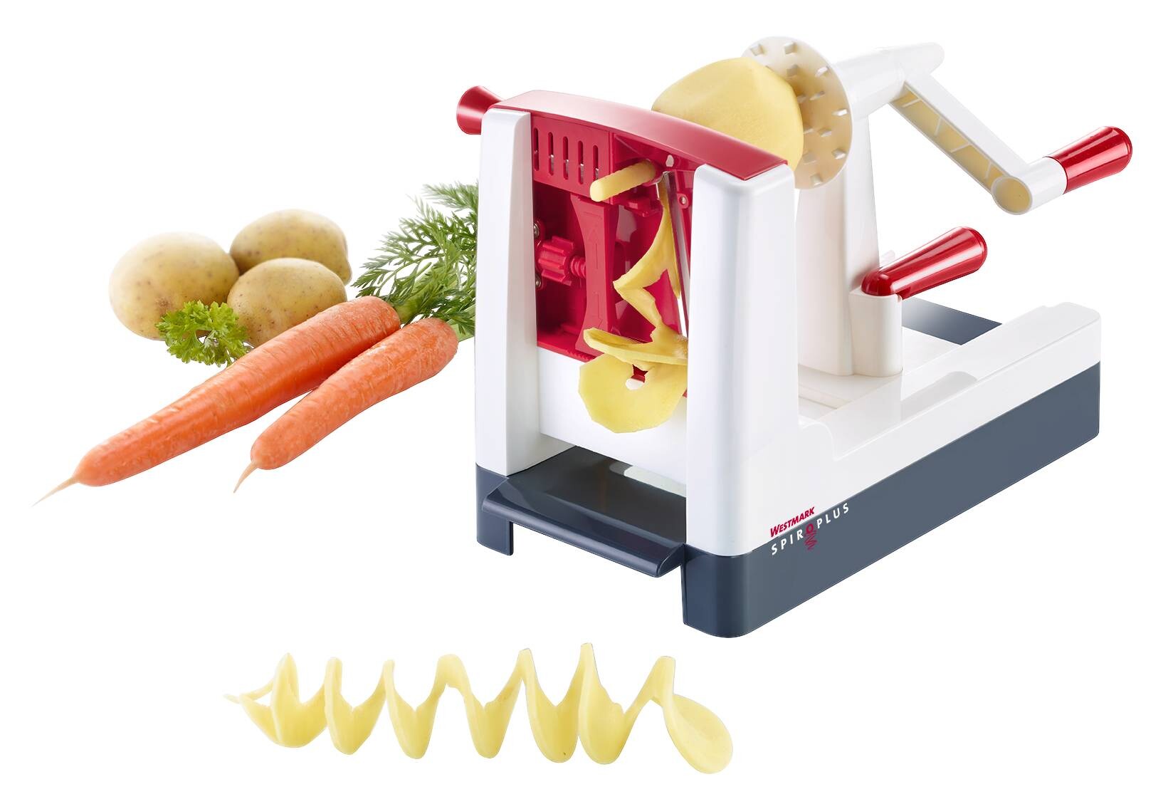Westmark Gemüseschneider Spiro Plus weiß Kunststoff