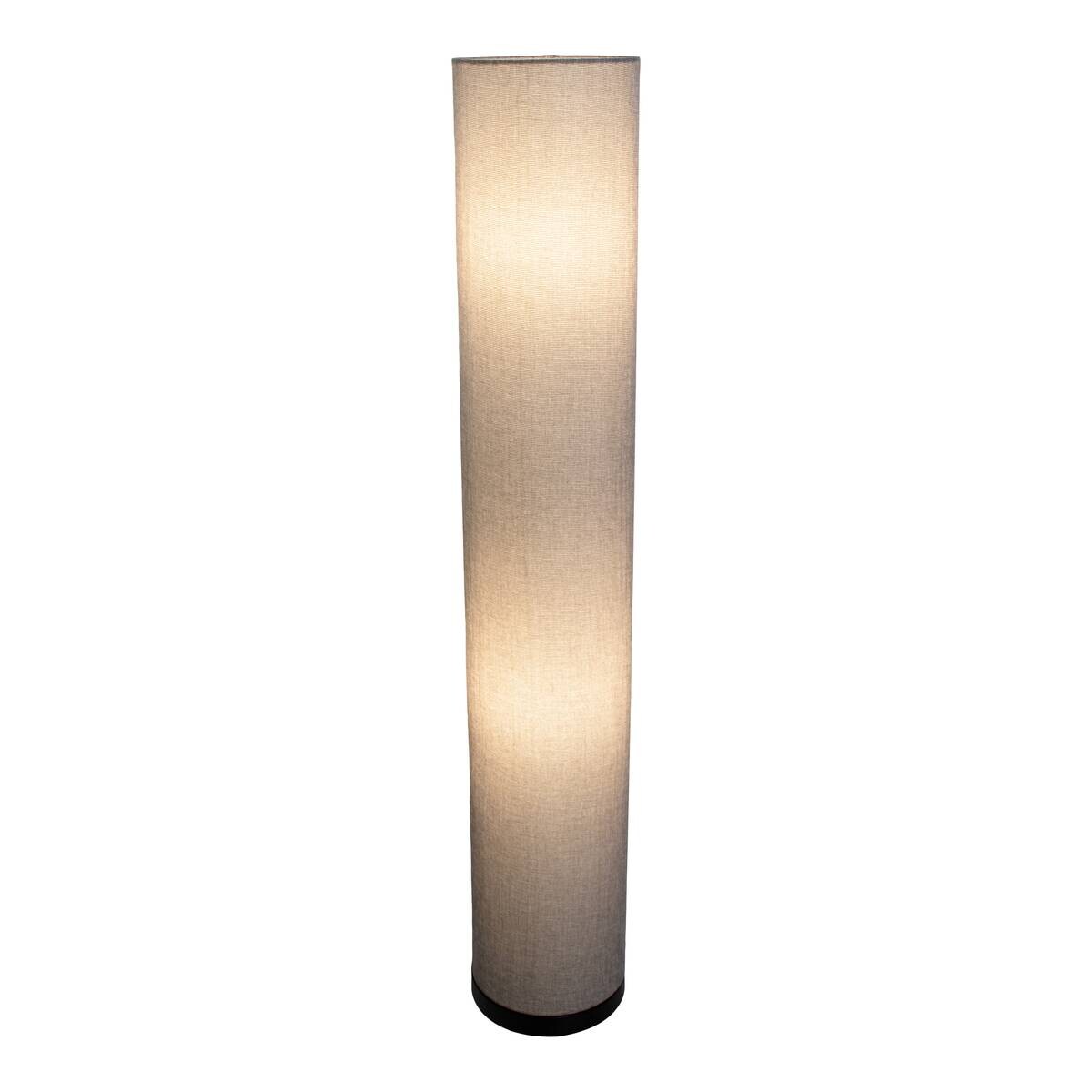 Näve Leuchten Stehlampe 2071816 grau Metall Textil B/H/T: ca. 19x110x19 cm 3 Brennstellen