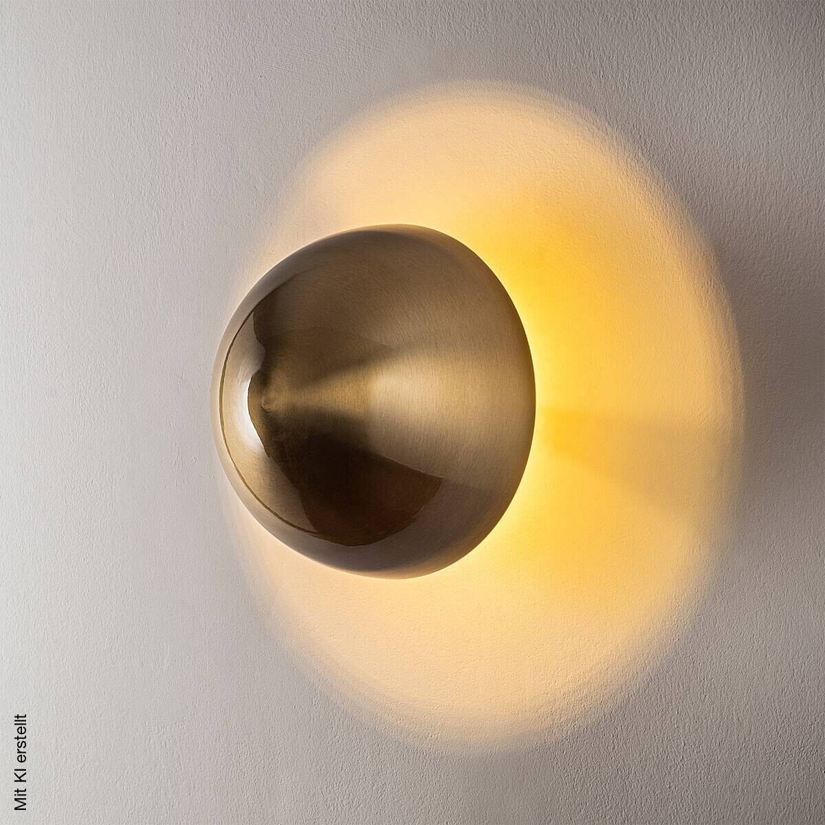 Opviq Wandleuchte gold Metall B/H/L: ca. 20x16x20 cm G9 1 Brennstellen