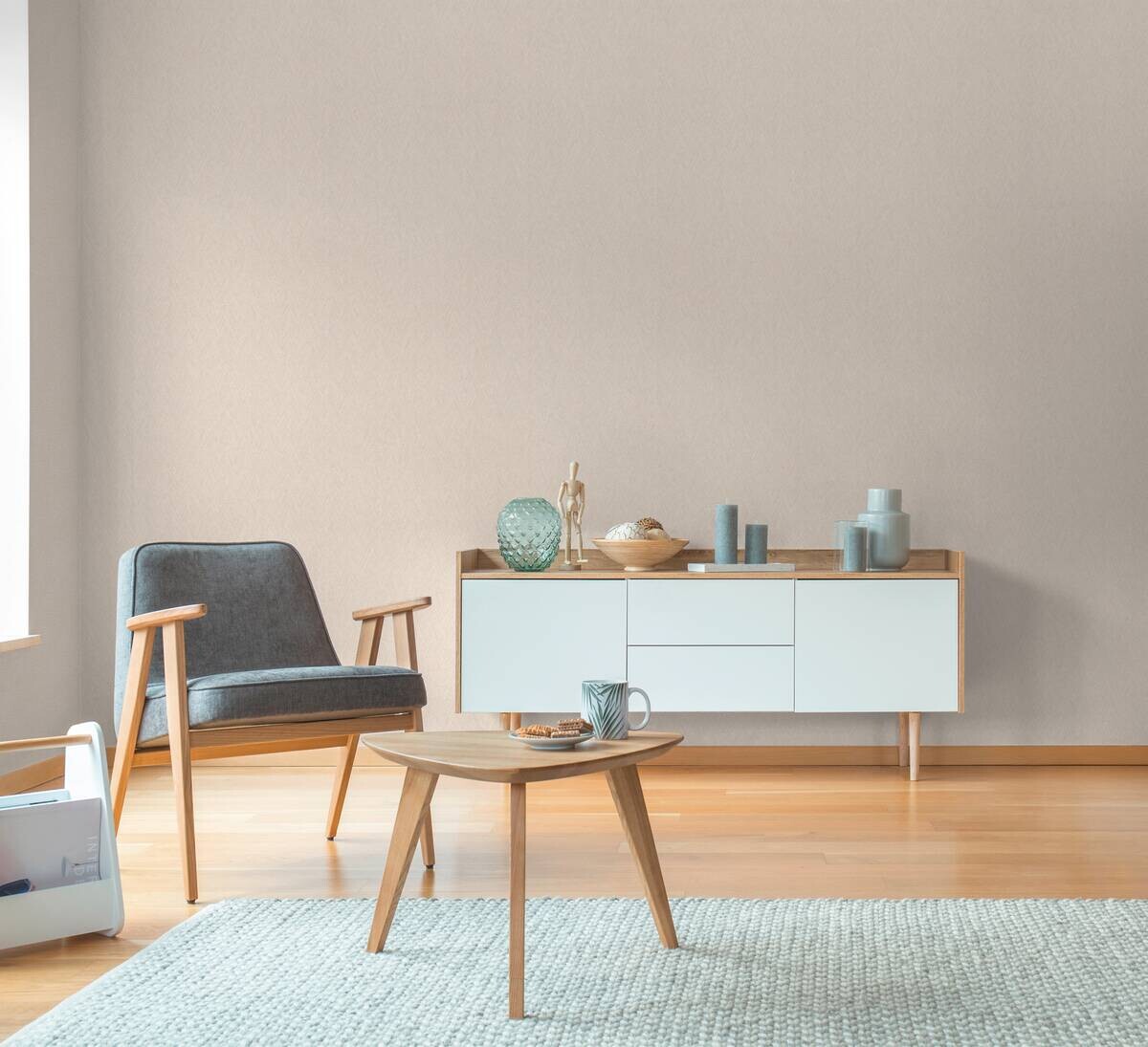 A.S.Creation Vliestapete weiß creme B/H/D: ca. 53x1005x8,5 cm