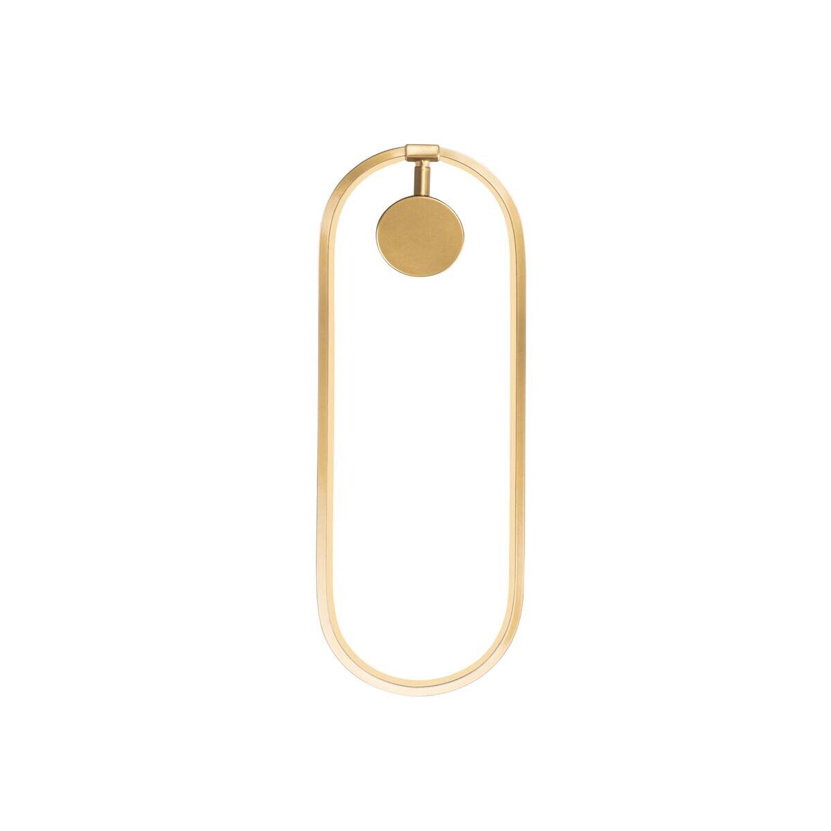Opviq LED-Wandleuchte gold B/H/T: ca. 17x48x10 cm