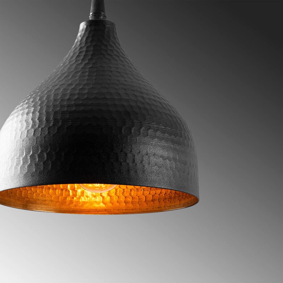 Opviq Pendelleuchte Tattoo-2396 schwarz B/H/T/L/D: ca. 18x114x18x18x18 cm E27 1 Brennstellen