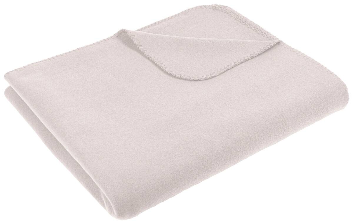 Fleecedecke beige Polyester B/L: ca. 180x210 cm