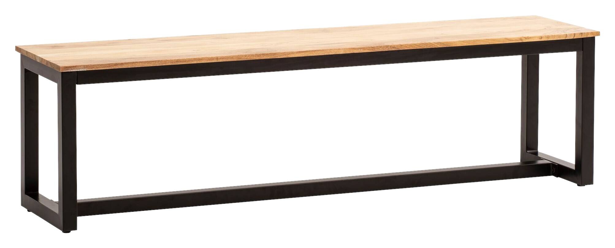 Sitzbank braun B/H/T: ca. 120x45x40 cm