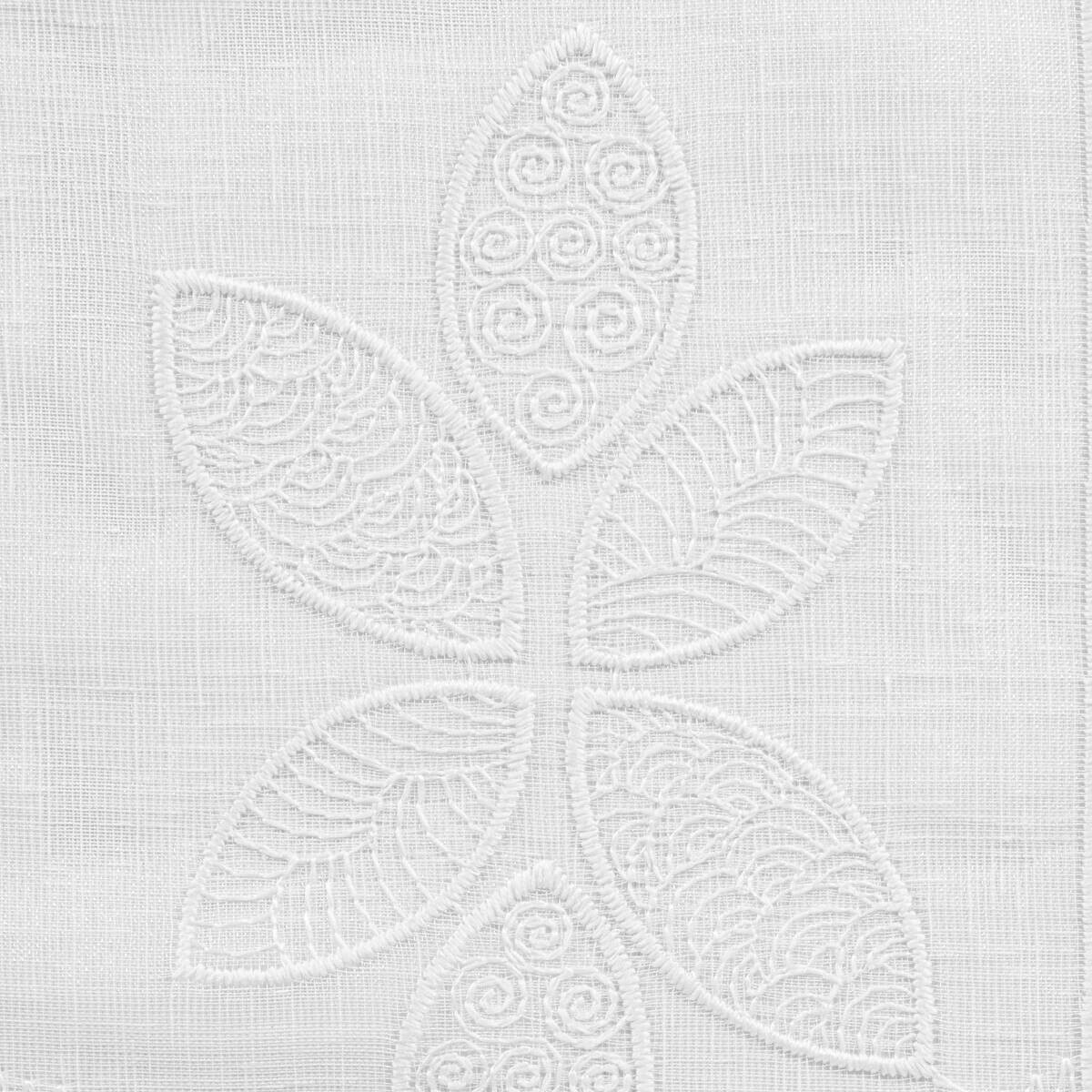 Scheibengardinen-Meterware weiß H: ca. 30 cm