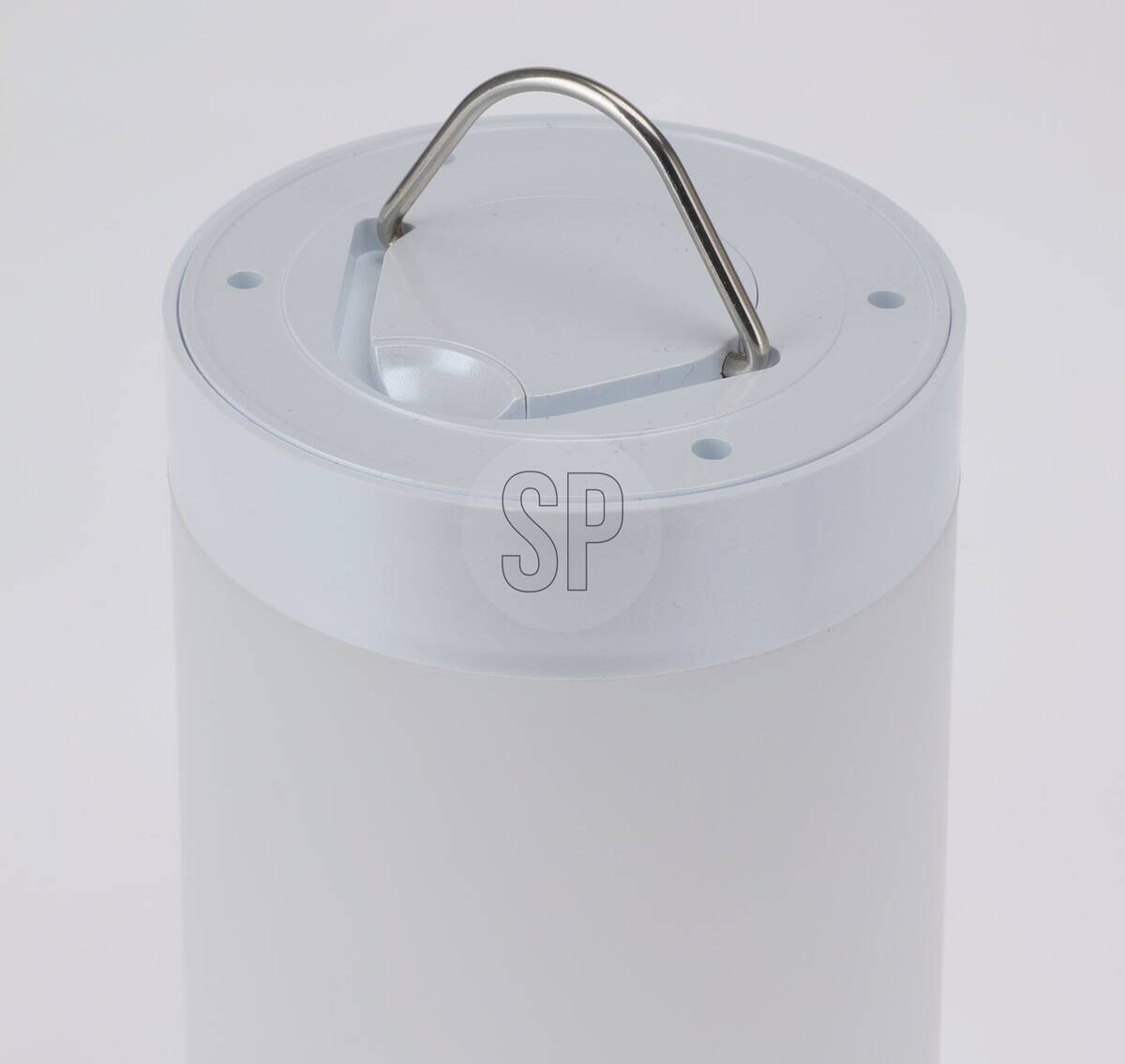 LED-Tischleuchte weiß Kunststoff H/D: ca. 11,5x9,5 cm