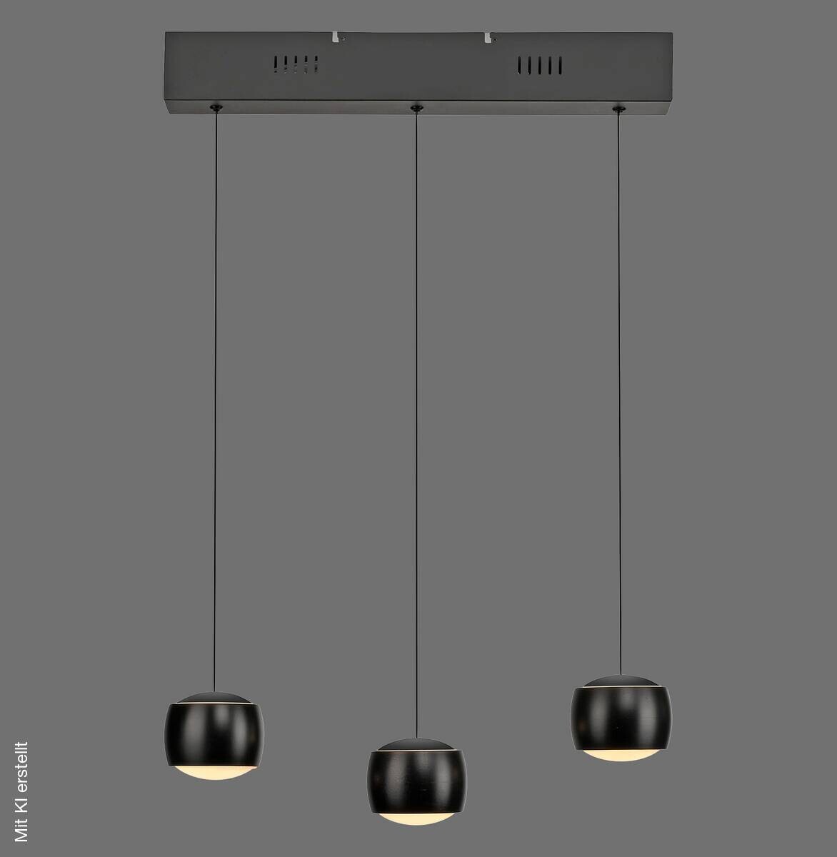 Just Light Pendelleuchte Ballini schwarz