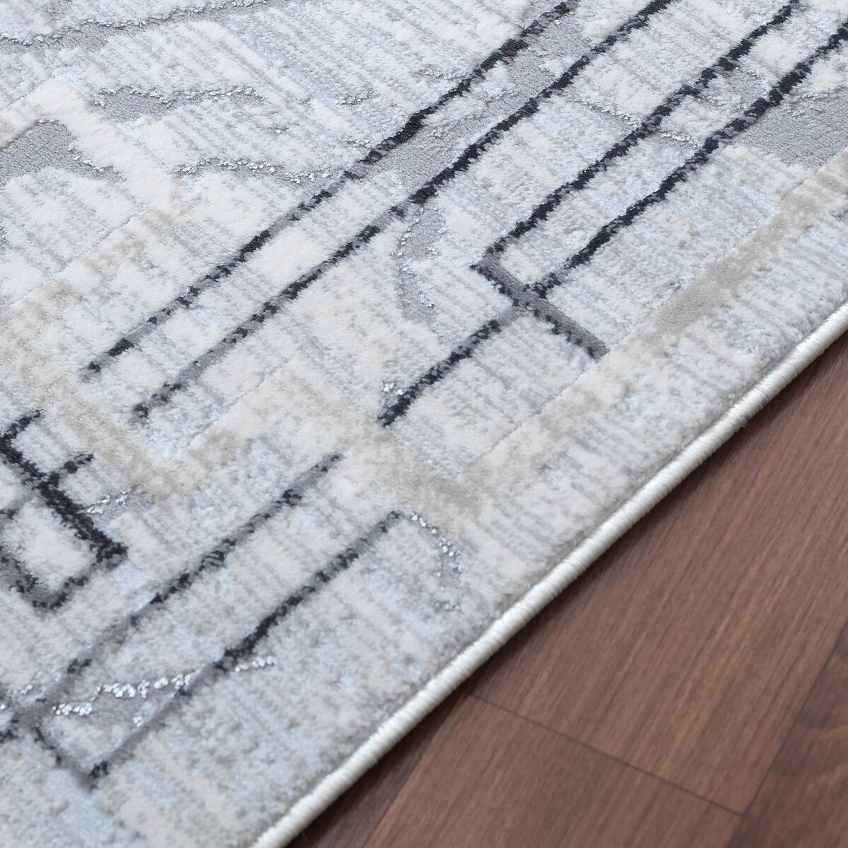 Sanat Teppich Harmony hellgrau B/L: ca. 80x300 cm