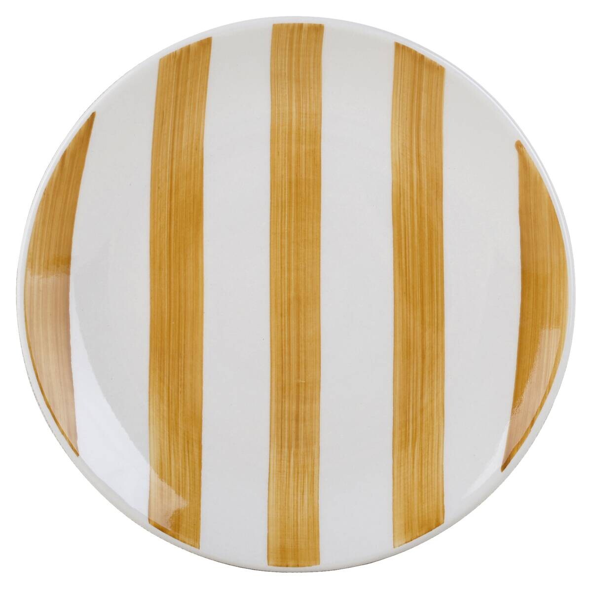 Teller weiß Keramik H/D: ca. 2,3x19 cm