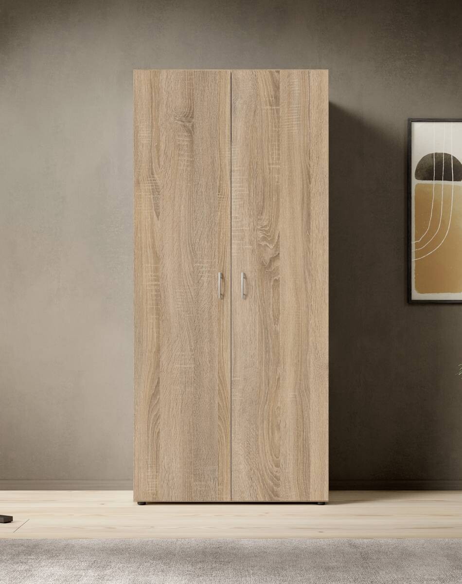 Kleiderschrank Joe Eiche Sonoma Nachbildung B/H/T: ca. 81x176x50,8 cm