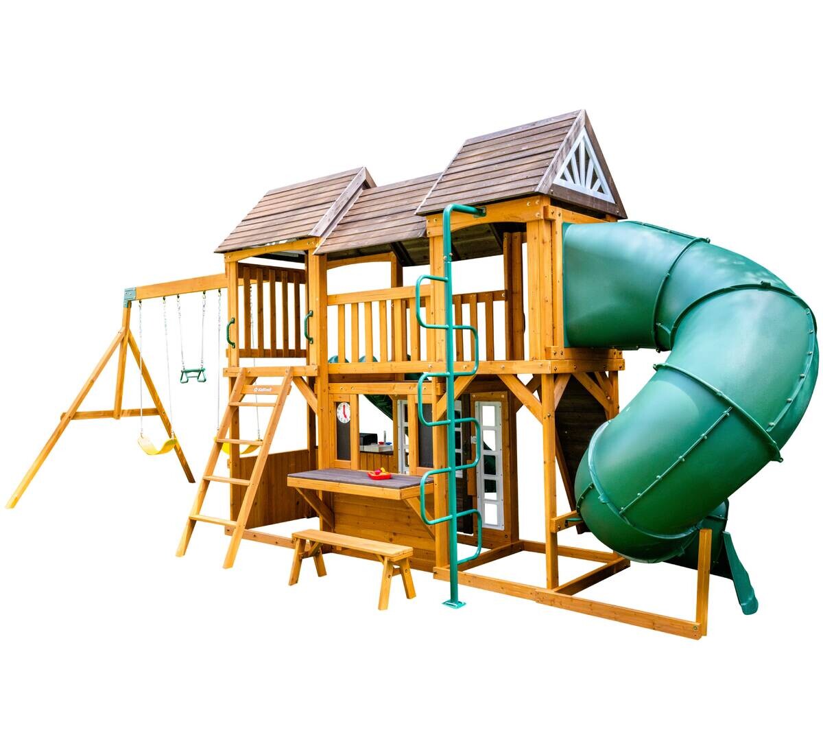 Zwerkules Spielturm Bolzo natur B/H/L: ca. 675x280x347 cm