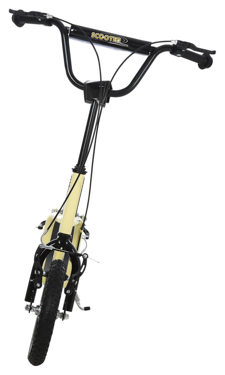 HOMCOM Tretroller beige B/H/L: ca. 58x85x120 cm