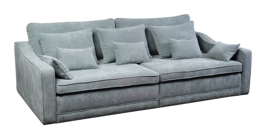 Big Sofa Evora mint Microfaser B/H/T: ca. 276x71x137 cm