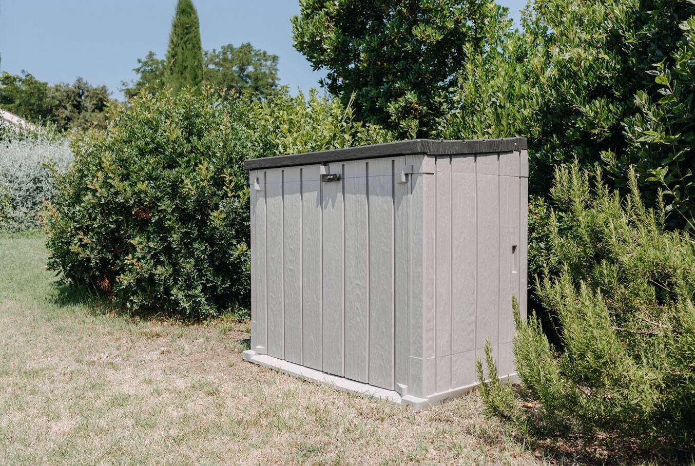 Toomax Mülltonnenbox Stora Way grau B/H/L: ca. 111x74,5x129,5 cm