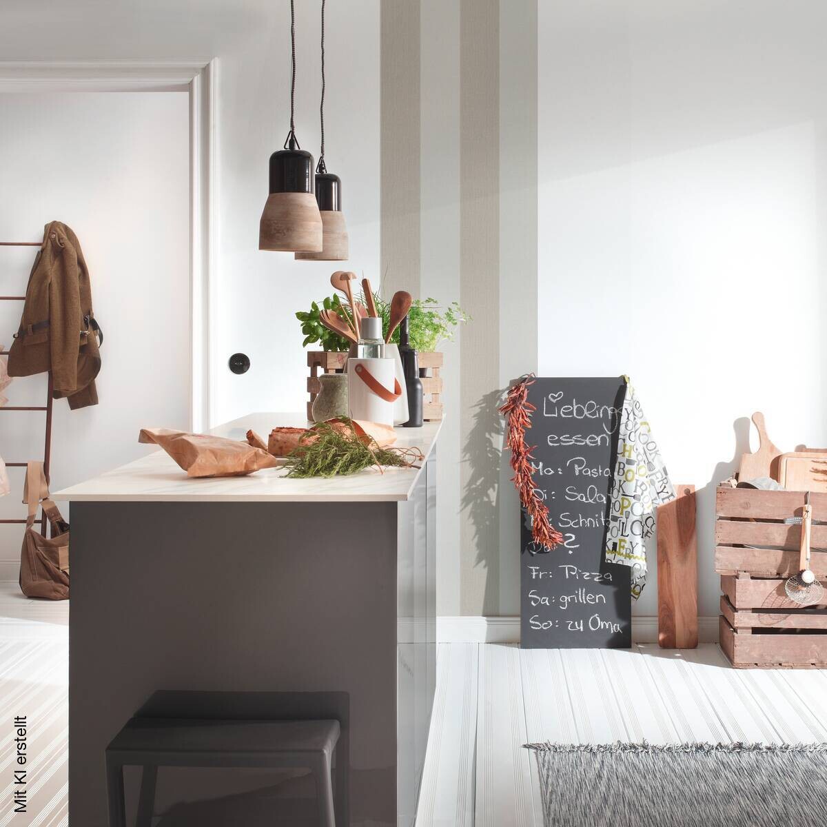 A.S.Creation Tapete creme braun beige B/H/D: ca. 52x250x7,5 cm