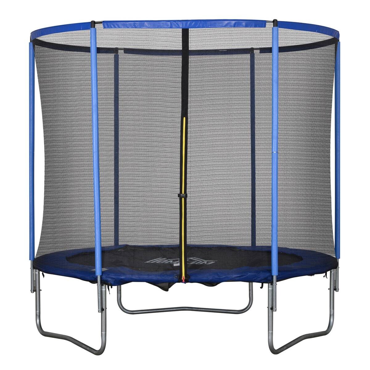 HOMCOM Trampolin blau B/H/L: ca. 244x244x240 cm