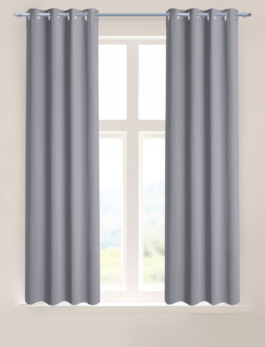 Verdunklungsvorhang Iglu silber B/L: ca. 140x175 cm