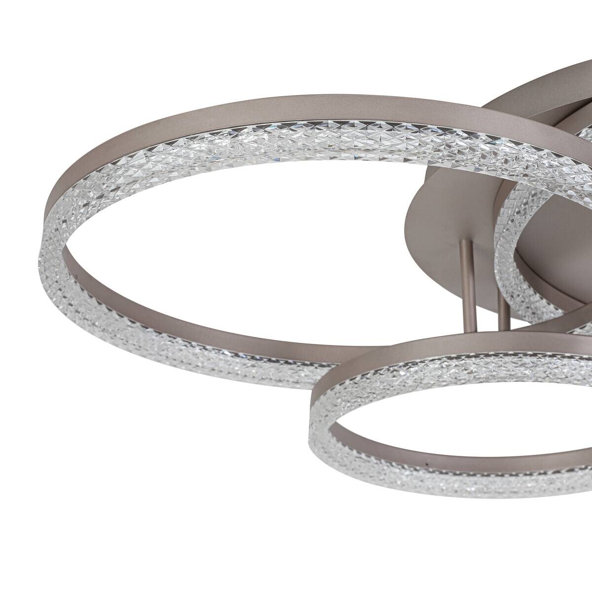 Nolo LED-Deckenleuchte champagner Metall