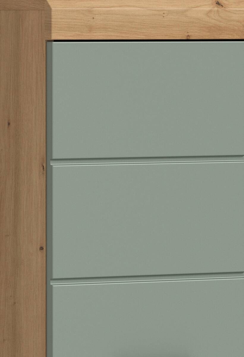 Schrank Scout Eiche Artisan Nachbildung salbei Nachbildung B/H/T: ca. 74x88x31 cm