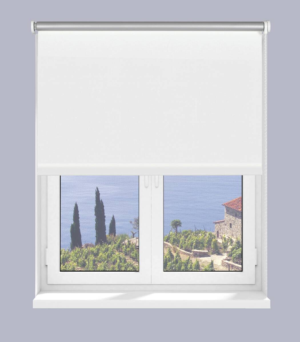 Boviva Thermo Seitenzugrollo Verdunklungsqualität weiß B/L: ca. 202x175 cm