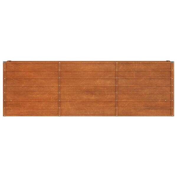 Hochbeet braun Stahl B/H/L: ca. 40x77x240 cm