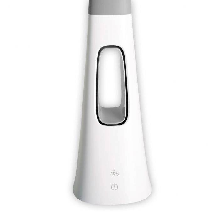 Näve Leuchten LED-Ventilatortischleuchte NV3187323 weiß Kunststoff B/H/T: ca. 10x40x12 cm null 1 Brennstellen