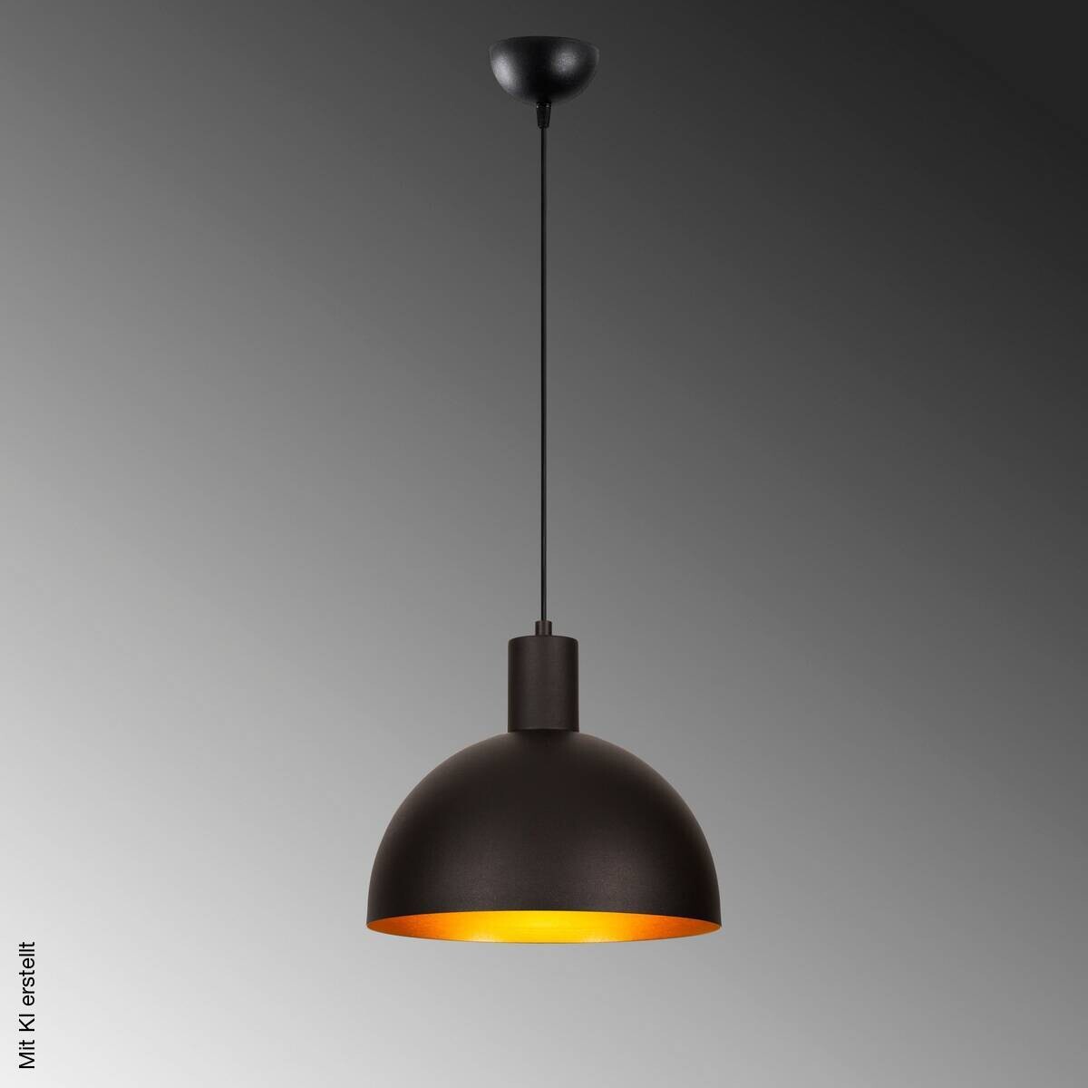 Opviq Pendelleuchte Sivani gold schwarz B/H/T/L/D: ca. 30x117x30x30x30 cm E27 1 Brennstellen