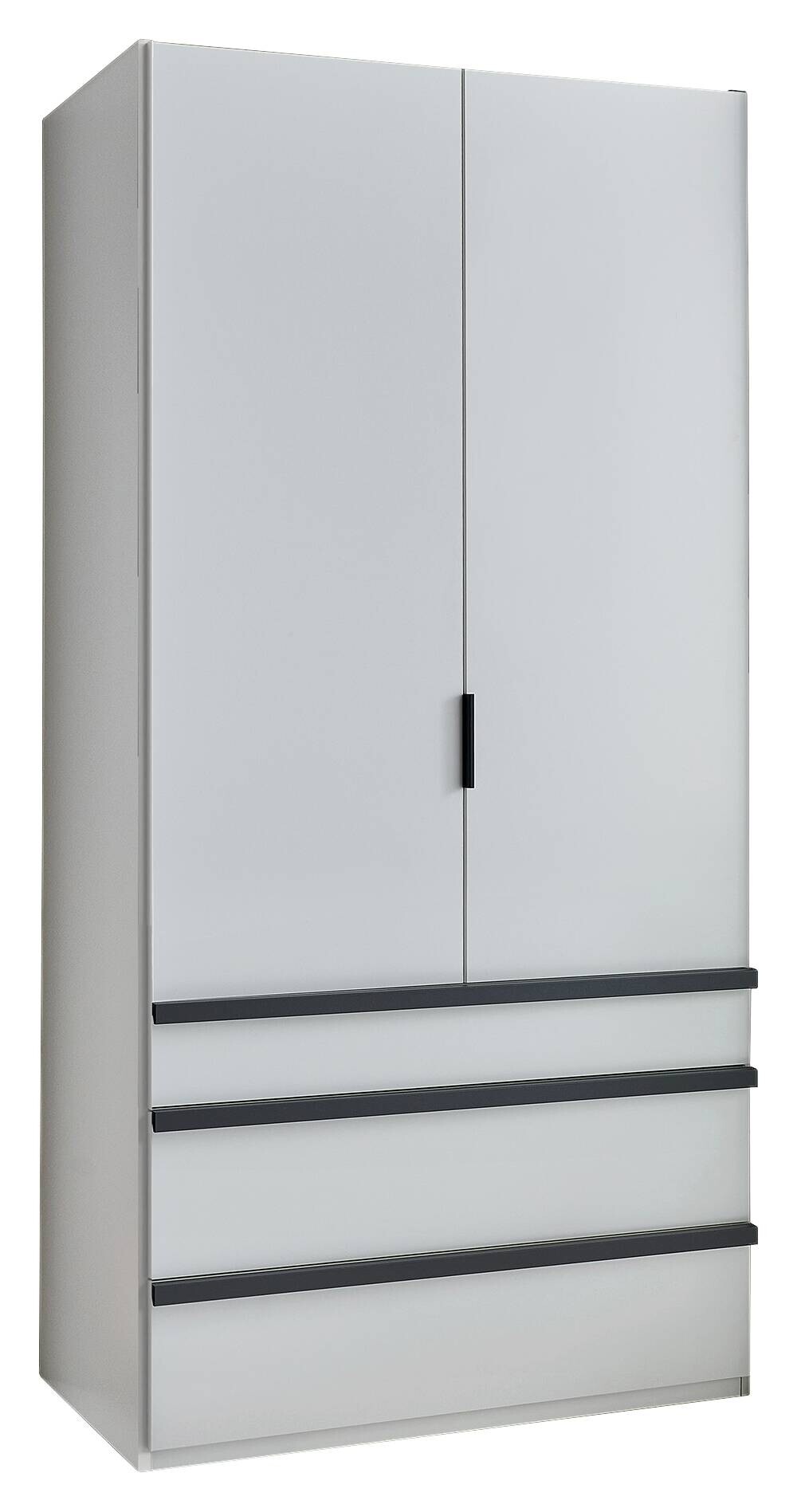 Kleiderschrank Oxford weiß B/H/T: ca. 100x216x58 cm