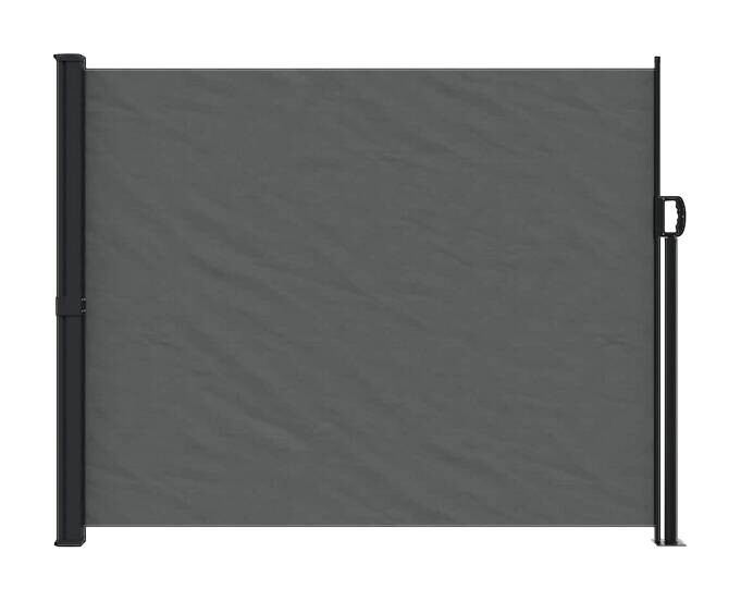 vidaXL Seitenmarkise anthrazit B/T/L: ca. 160x300x300 cm