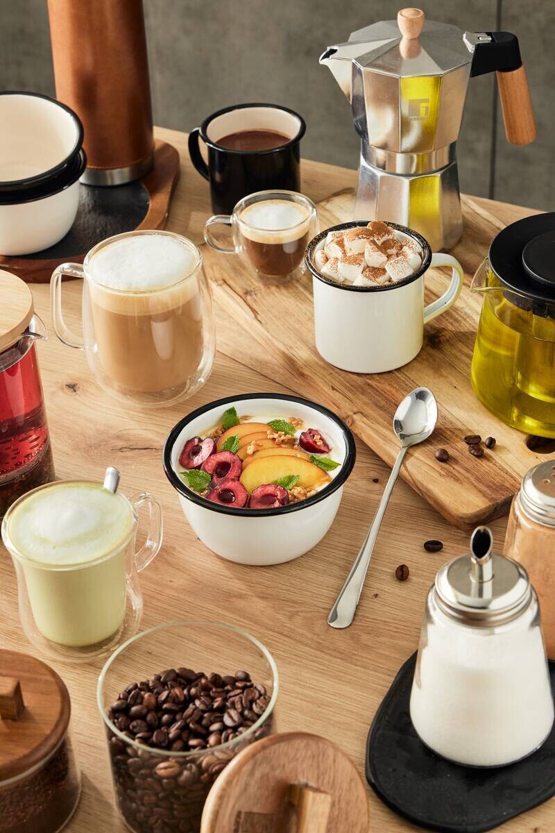 BERGNER Trinkgläserset COFFEE & TEA LOVERS transparent