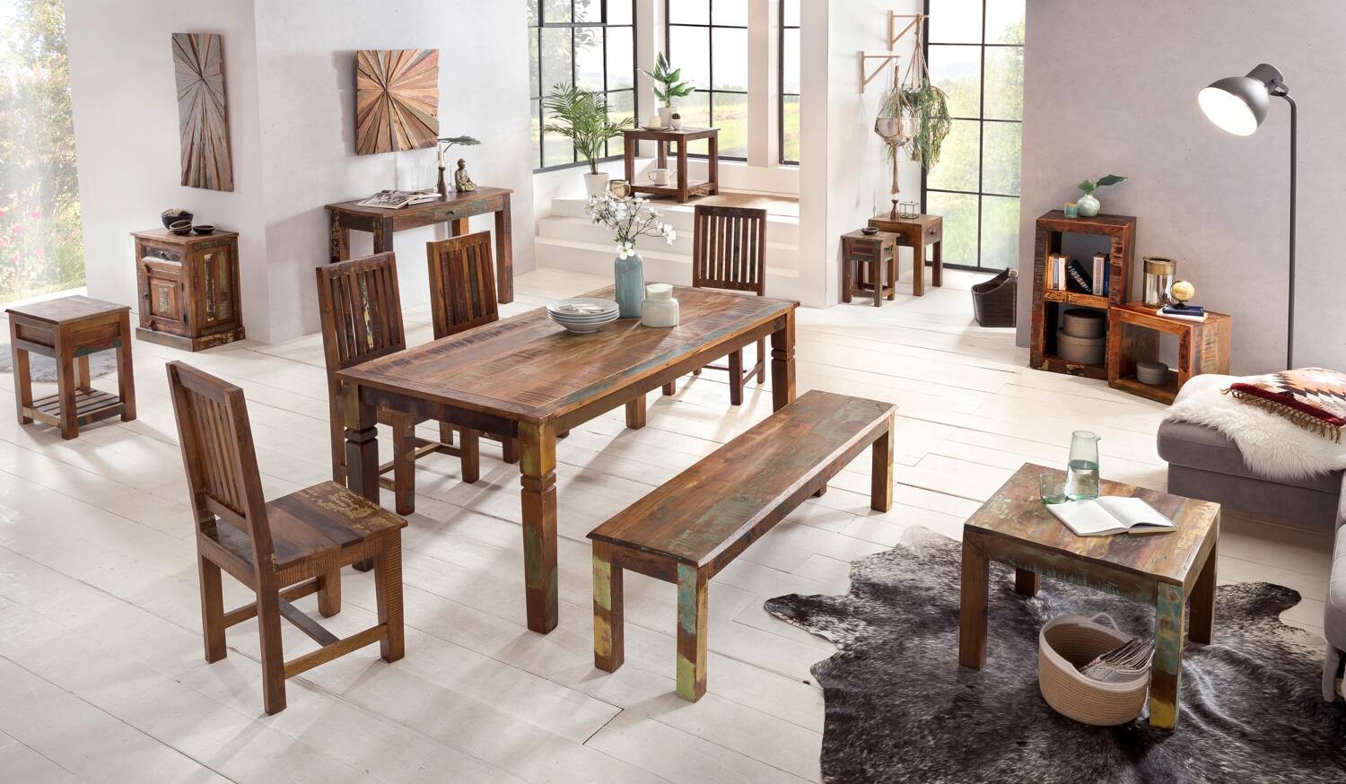 Wohnling Couchtisch bunt B/H/T: ca. 60x47x60 cm