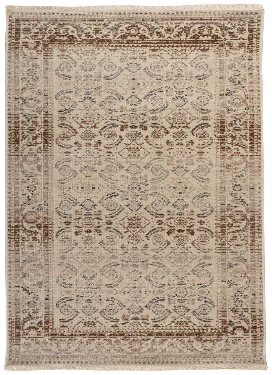 Kayoom Kurzflorteppich Charin 625 beige B/H/L: ca. 160x0,35x230 cm