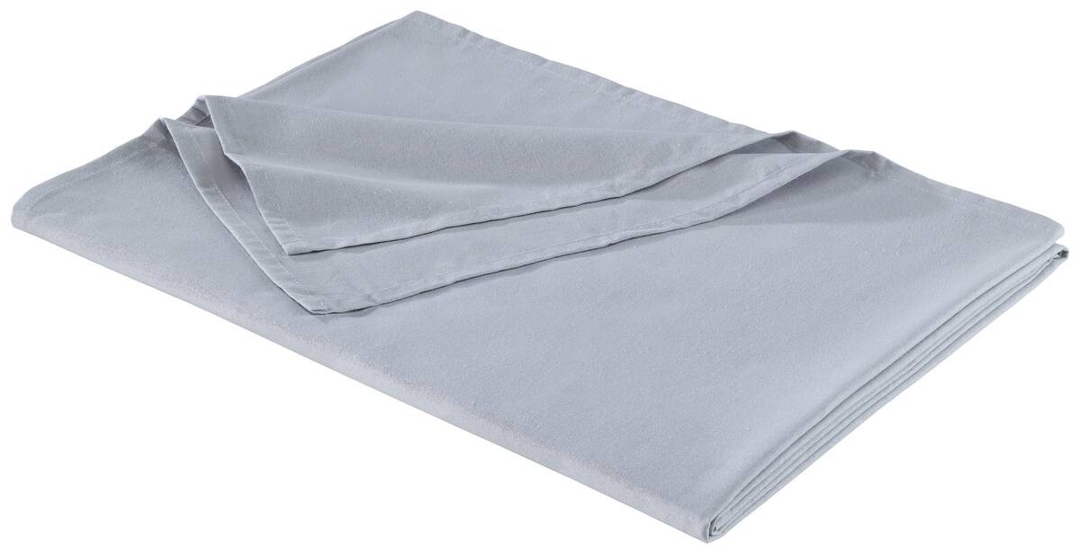 beau rêve Betttuch Renforce silber 100% Baumwolle B/L: ca. 150x250 cm