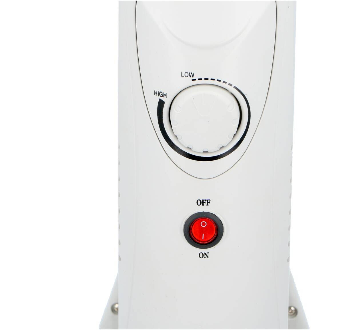 Ölradiator weiß Metall B/H/T: ca. 23x38x13,5 cm ca. 650 W