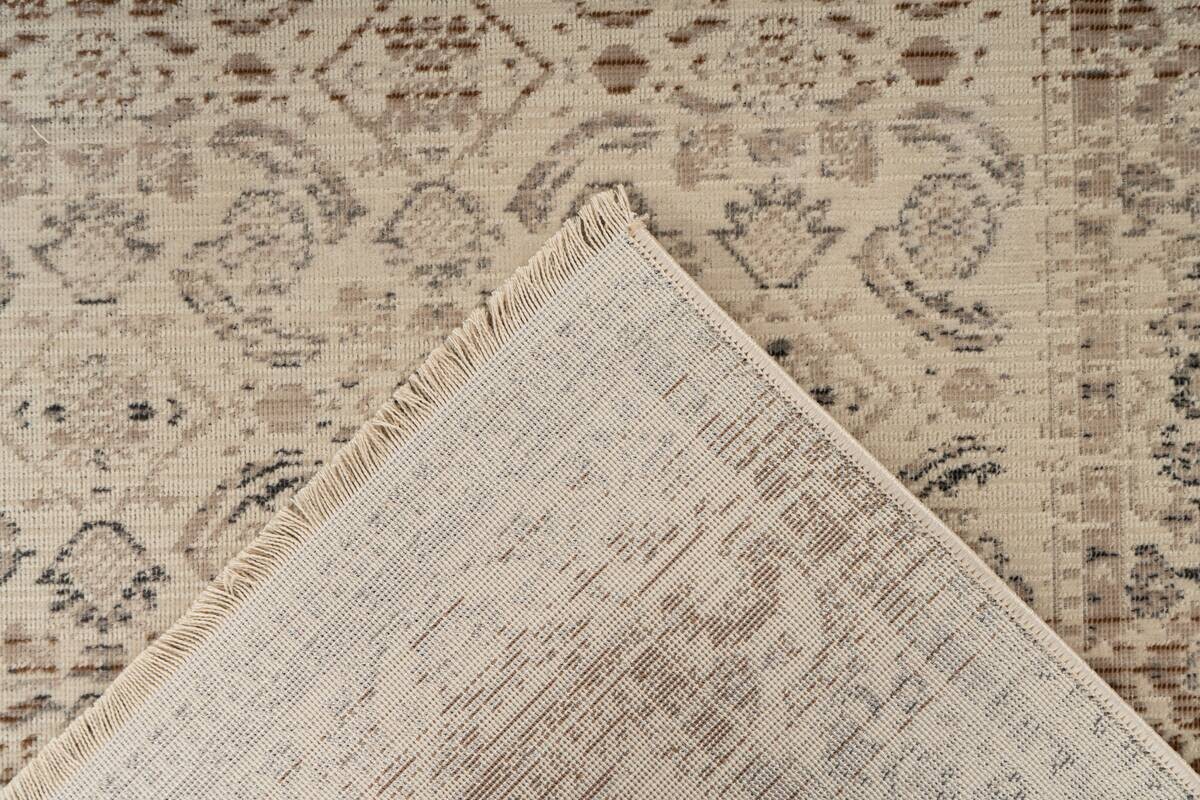 Kayoom Kurzflorteppich Charin 625 beige B/H/L: ca. 160x0,35x230 cm