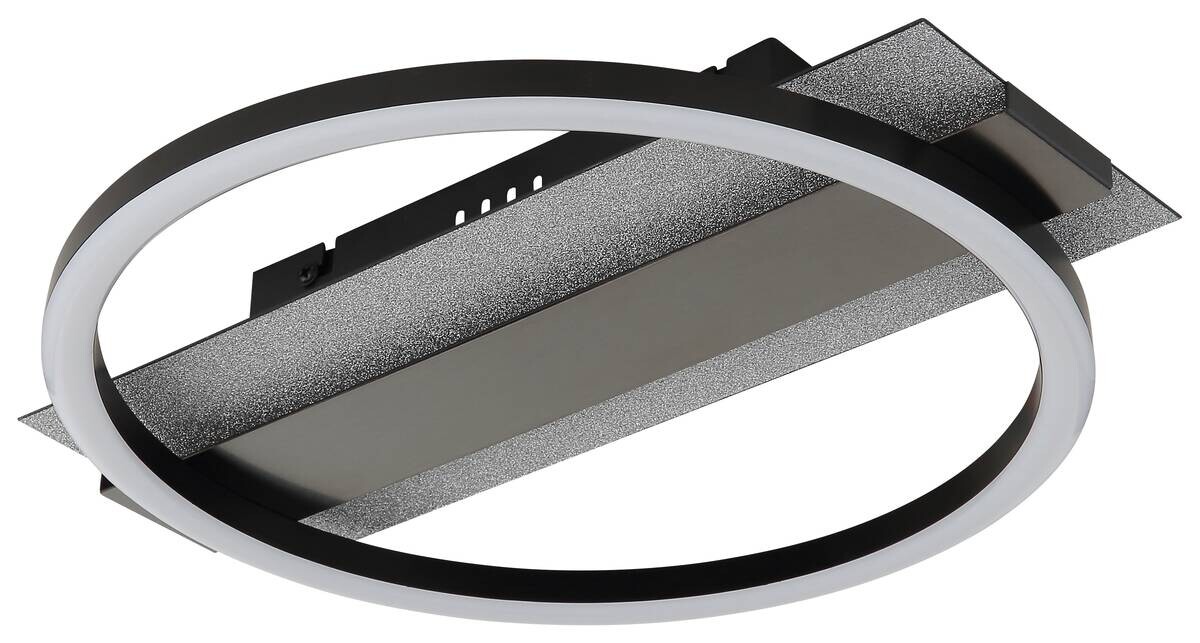 GLOBO Deckenventilator schwarz Edelstahl Metall Kunststoff B/H/L: ca. 8x38x32 cm