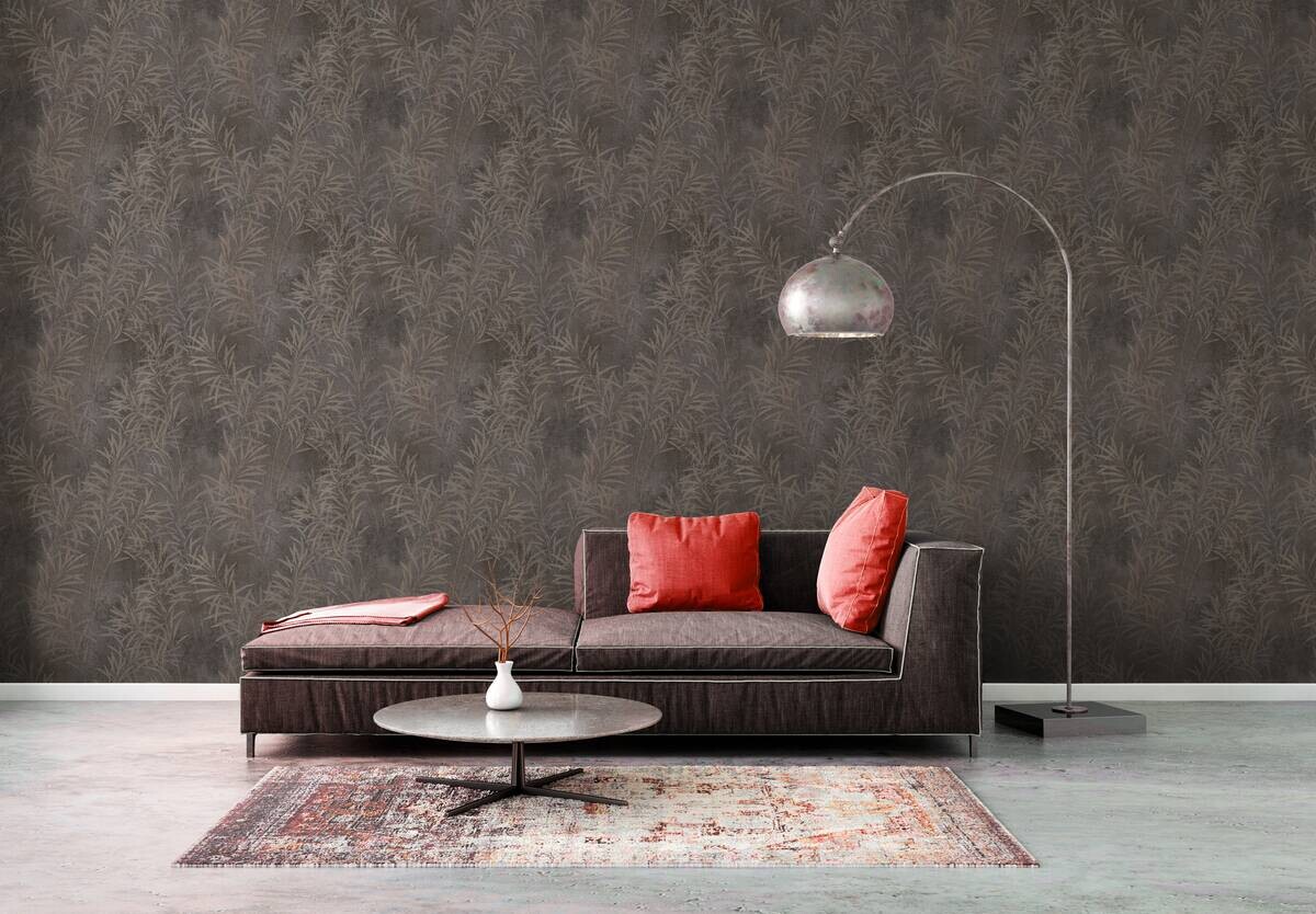 A.S.Creation Vliestapete silber beige B/H/D: ca. 53x1005x8,5 cm