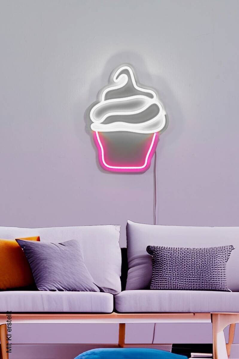Opviq LED-Wandleuchte mehrfarbig PVC B/H/T/L: ca. 25x33,5x2x25 cm