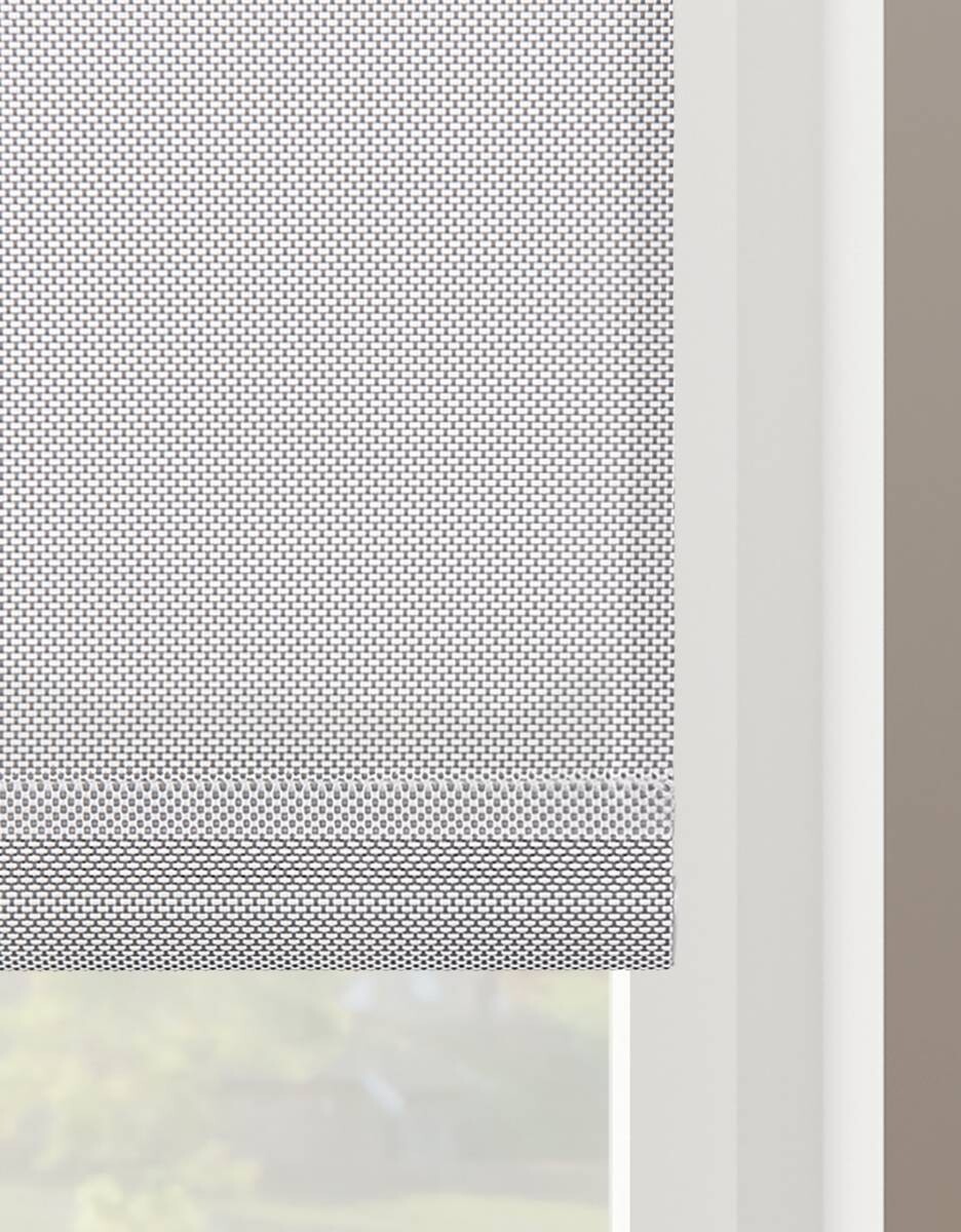 Rollo Stella grau B/L: ca. 90x210 cm