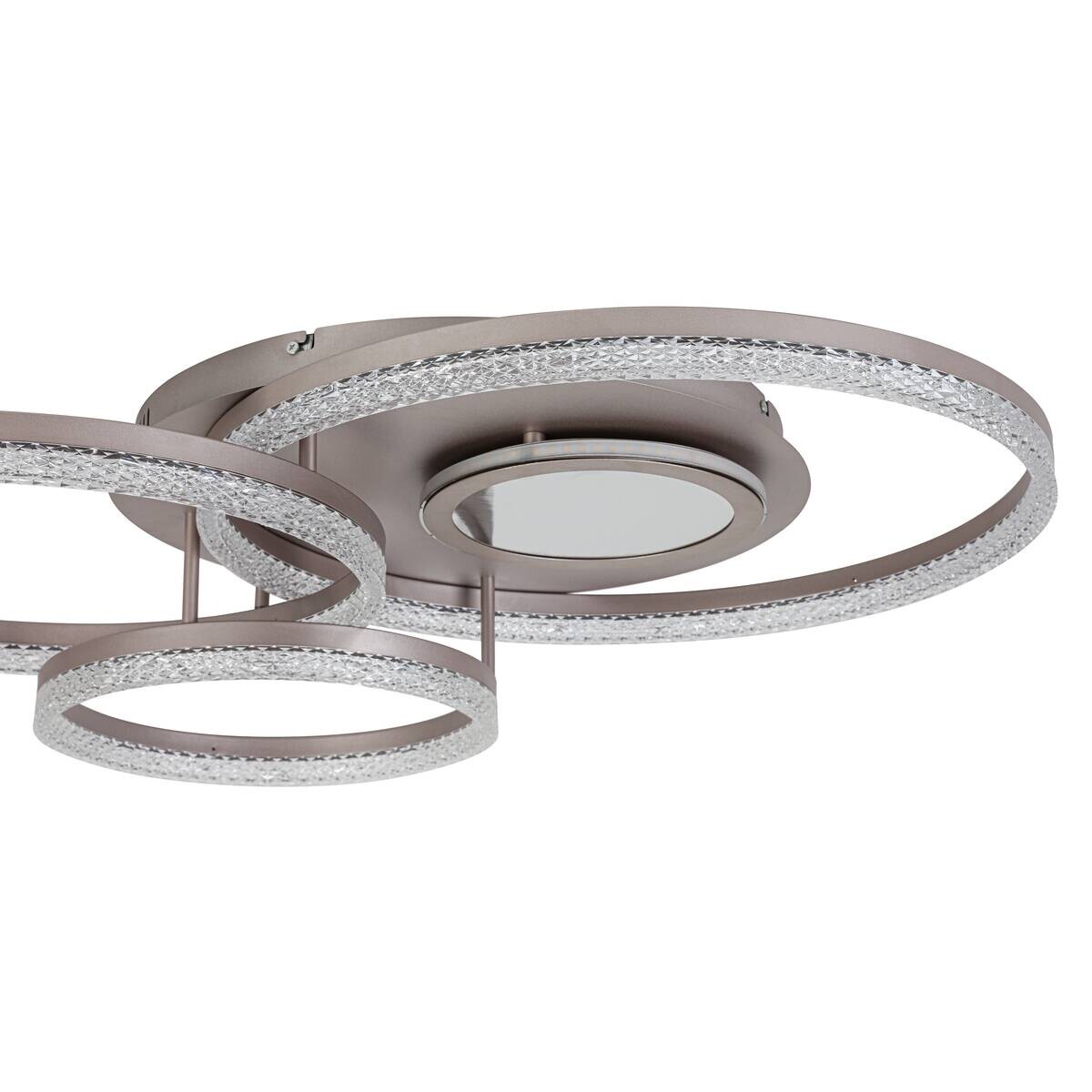 Nolo LED-Deckenleuchte champagner Metall