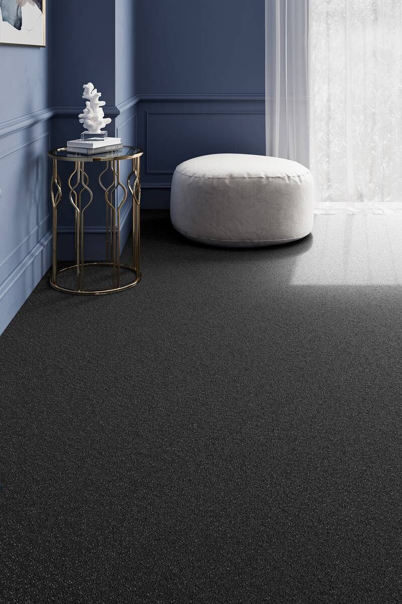 Teppichfliese Sprinter schwarz B/L: ca. 50x50 cm pro Stück