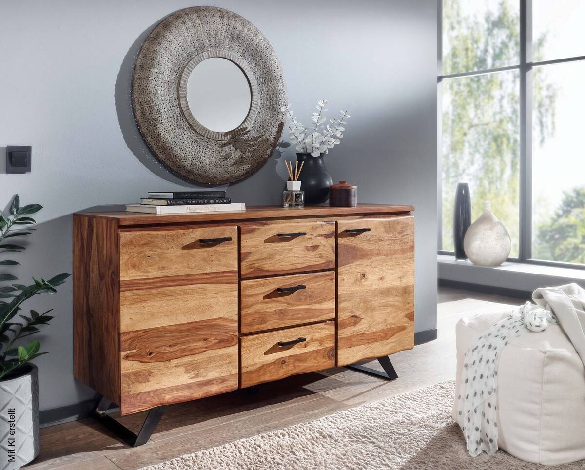 Sideboard rosenholz Nachbildung B/H/T: ca. 145x82x45 cm