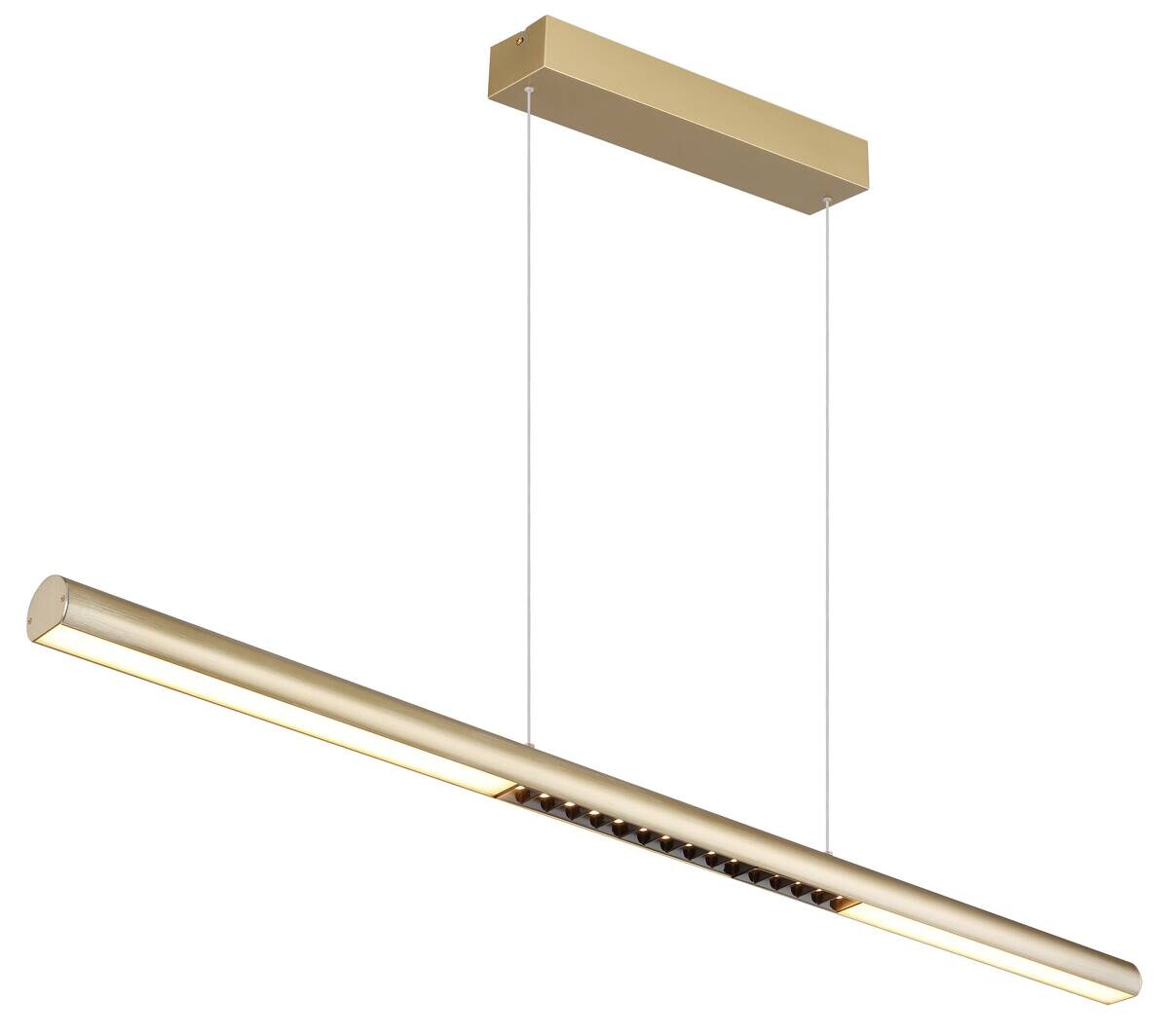GLOBO Pendelleuchte Metall Aluminium B/H/T/L: ca. 8x150x120x120 cm 1 Brennstellen