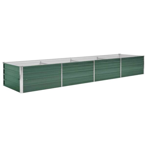 Hochbeet grün Stahl B/H/L: ca. 80x45x320 cm