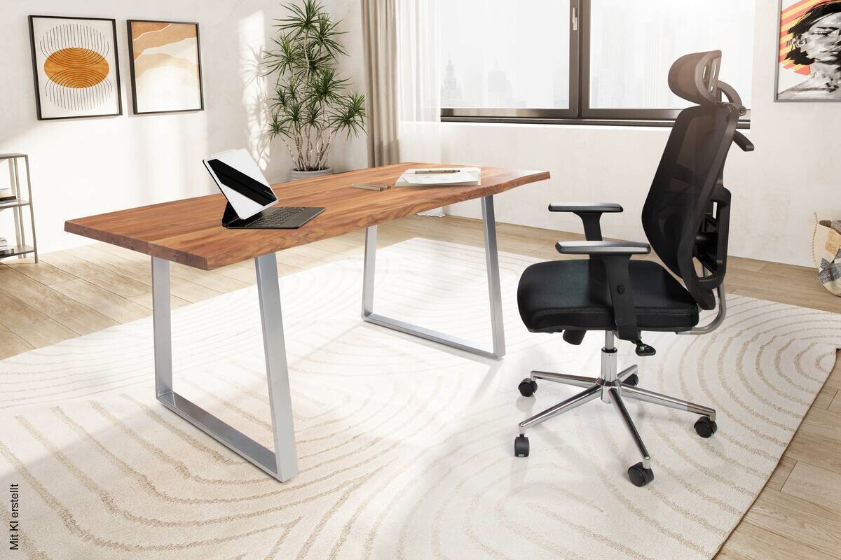 Schreibtisch B/H/T: ca. 180x76x90 cm