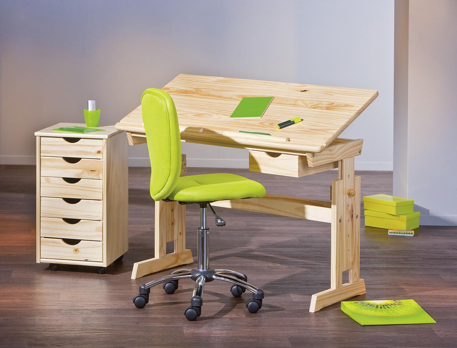 Schreibtisch Julia natur B/H/T: ca. 109x63x55 cm