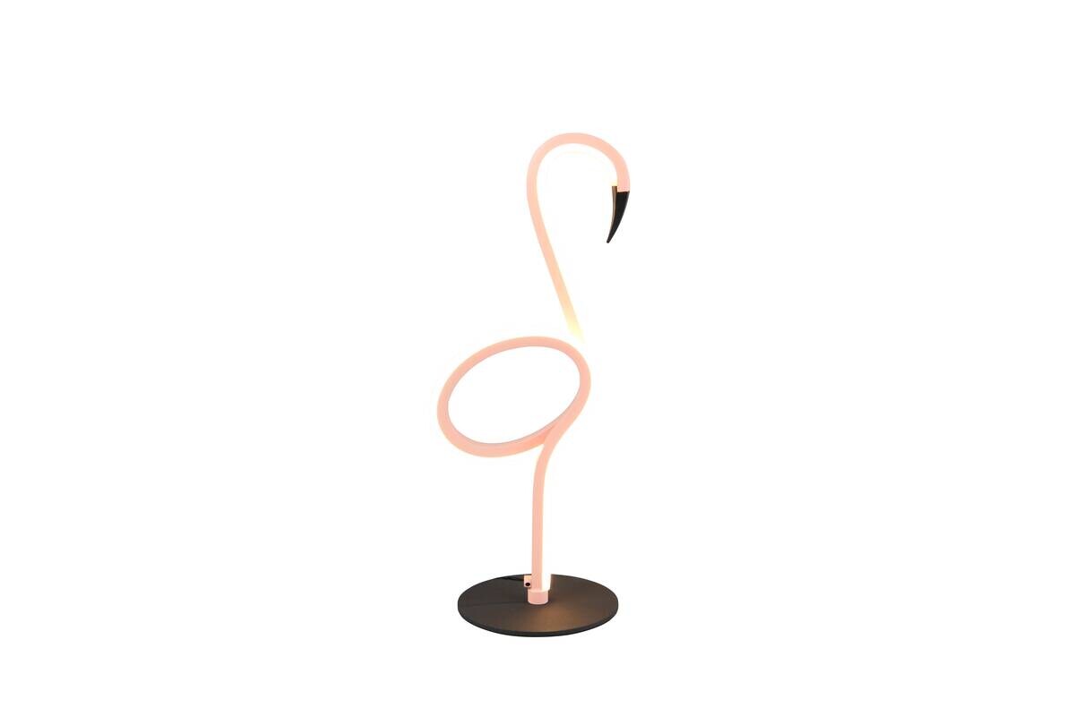 Reality LED-Tischleuchte Ingo pink Metall B/L: ca. 35x14,5 cm
