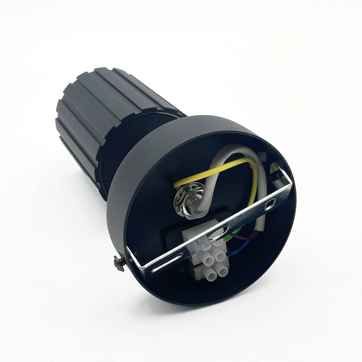 Lamkur Wandleuchte Prisma schwarz Stahl B/H/L: ca. 8x16x8 cm GU10 1 Brennstellen