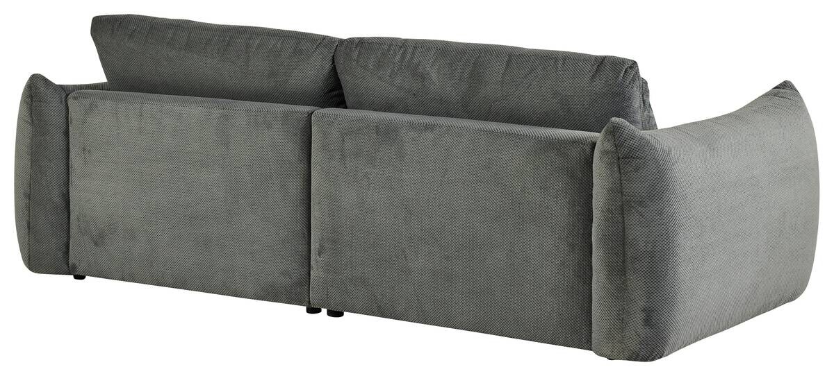 Big Sofa Glenn grau Microfaser B/H/T: ca. 259x87x124 cm